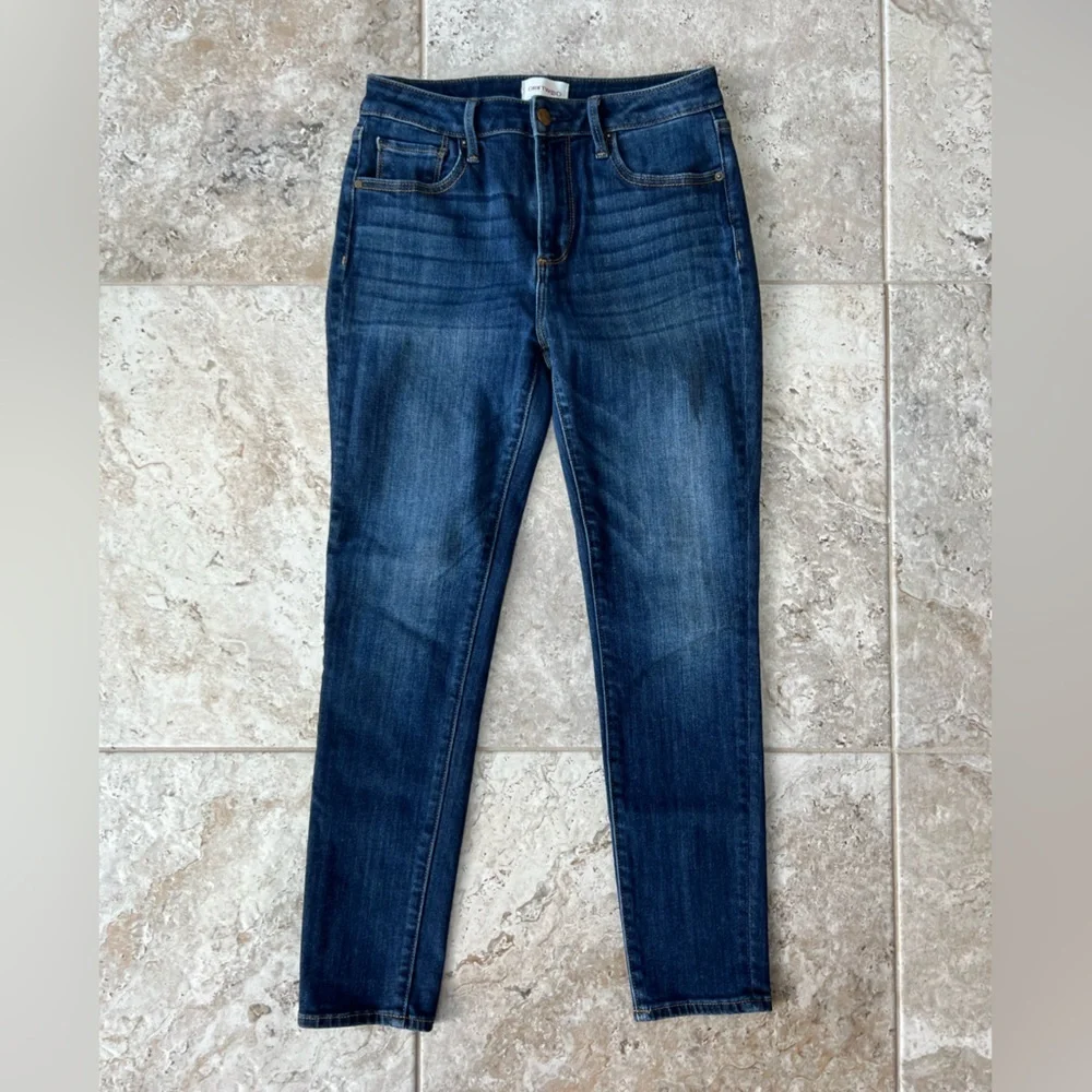 Driftwood Jackie High Rise Skinny Jeans in Dark Wash, size 26 - Picture 9 of 9